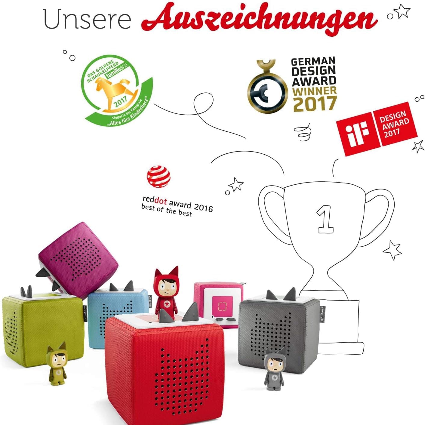 tonies Auszeichnungen