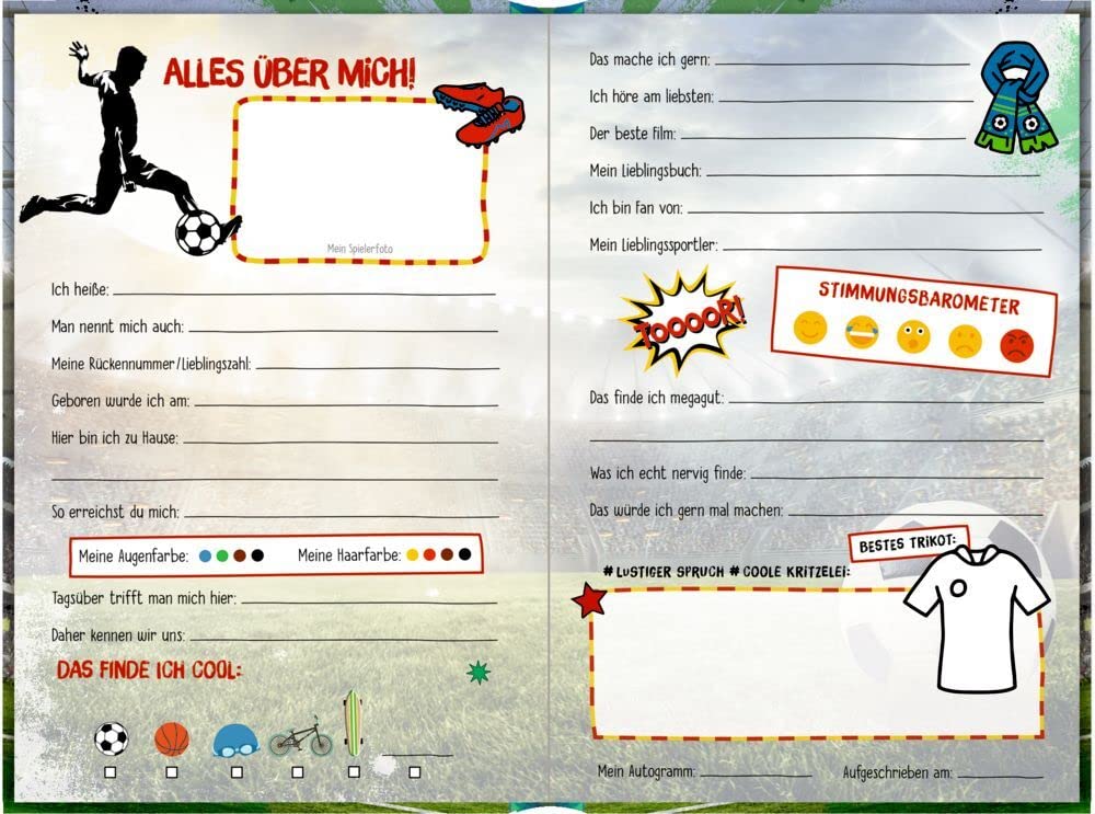 Freundebuch – Meine Freunde: Fußball
