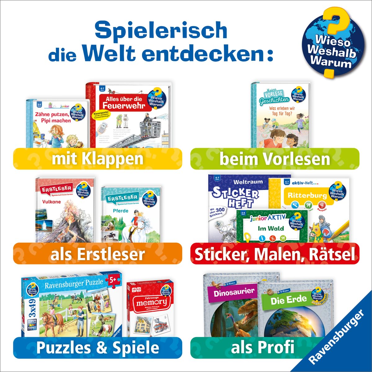 Wieso? Weshalb? Warum? Bücher von Ravensburger