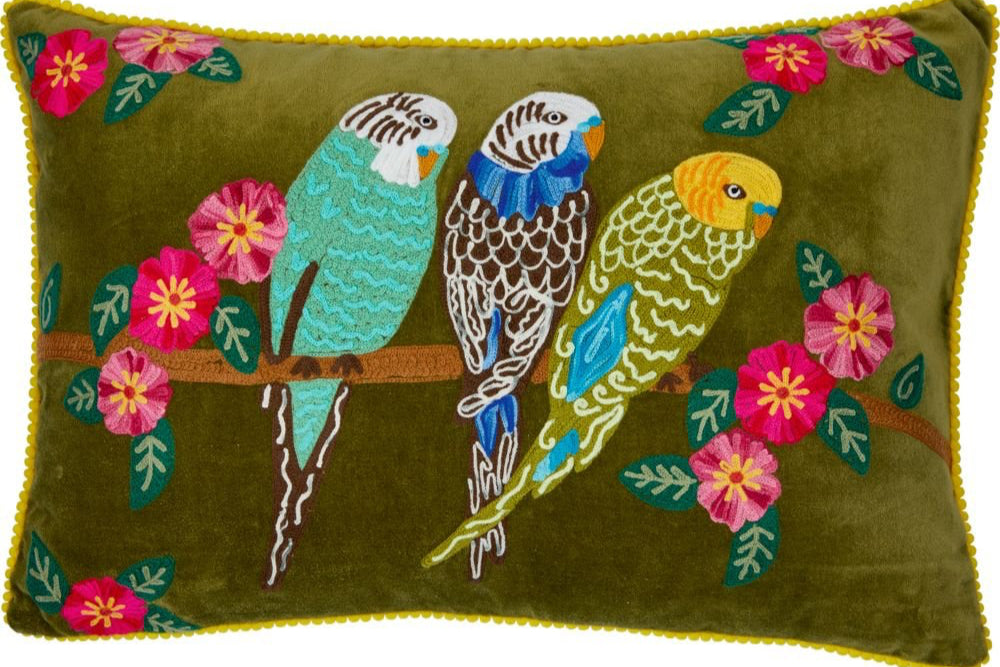 Cushion Budgies - The German Bookstore ZA