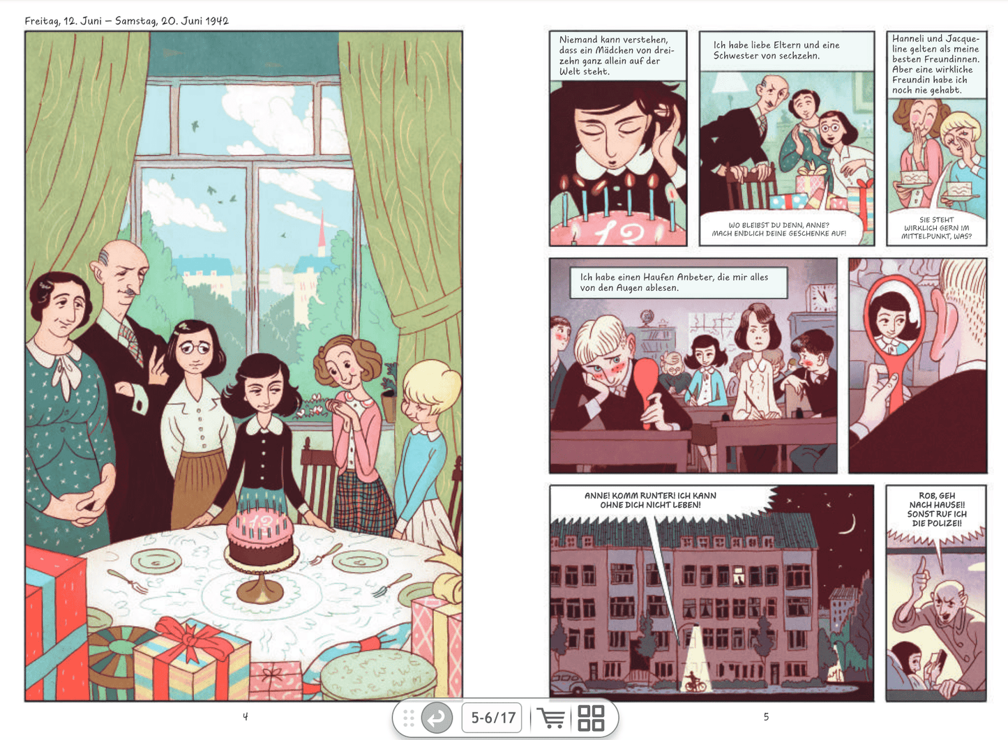 Das Tagebuch der Anne Frank - Graphic Diary - The German Bookstore ZA