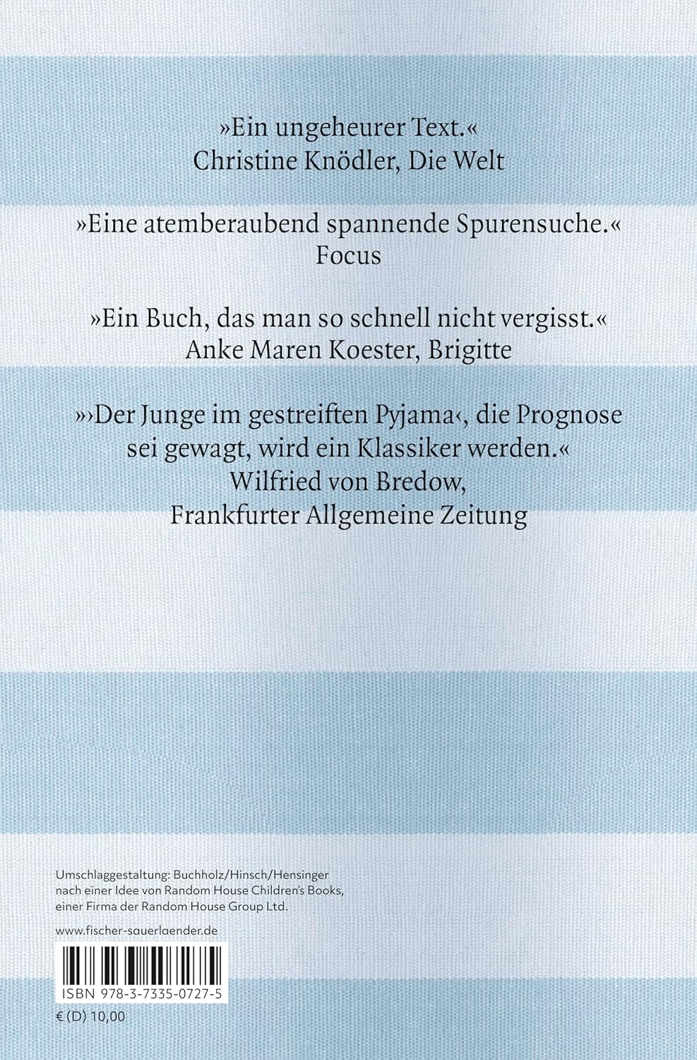 Der Junge im gestreiften Pyjama - The German Bookstore ZA