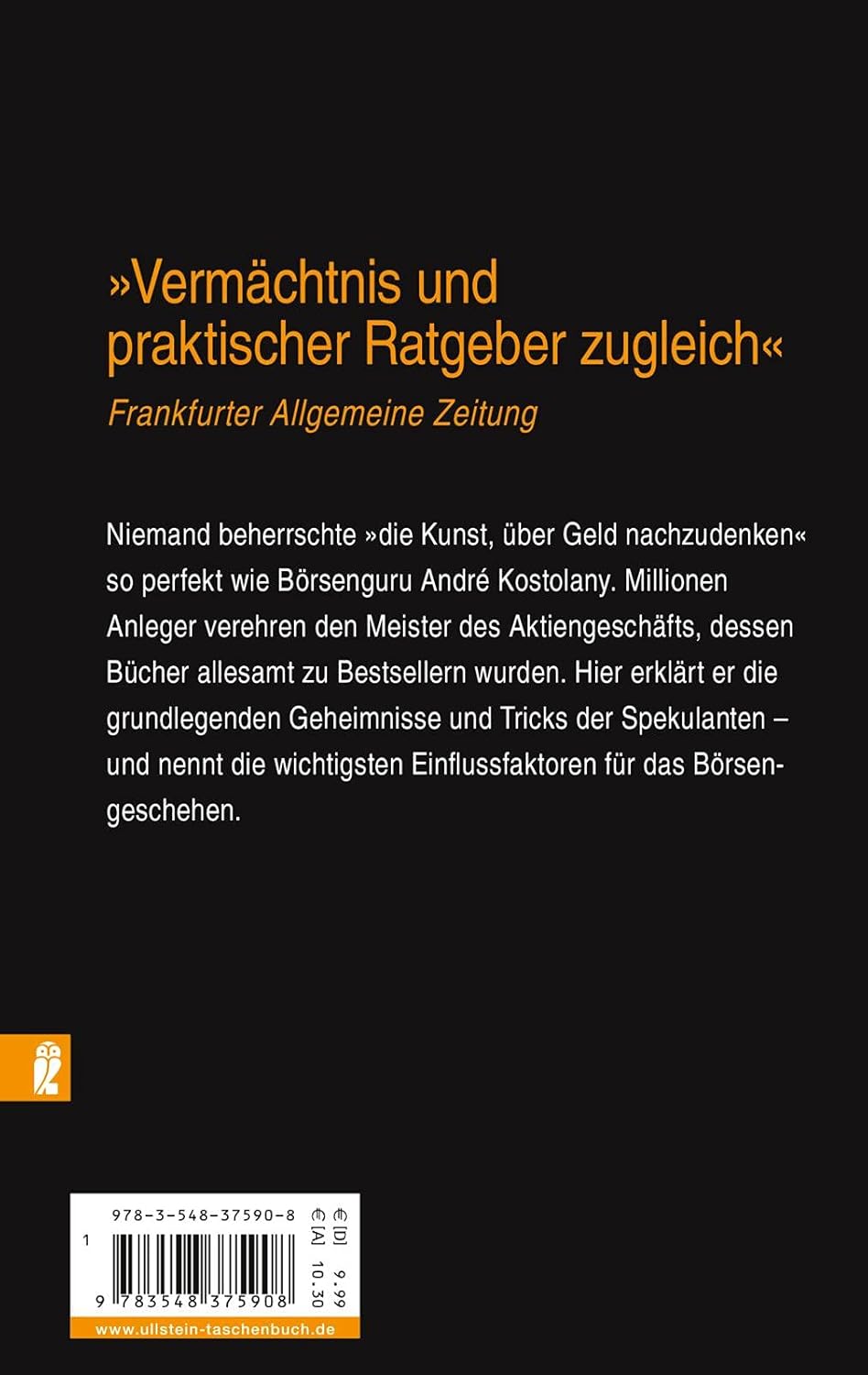 Die Kunst, über Geld nachzudenken - The German Bookstore ZA