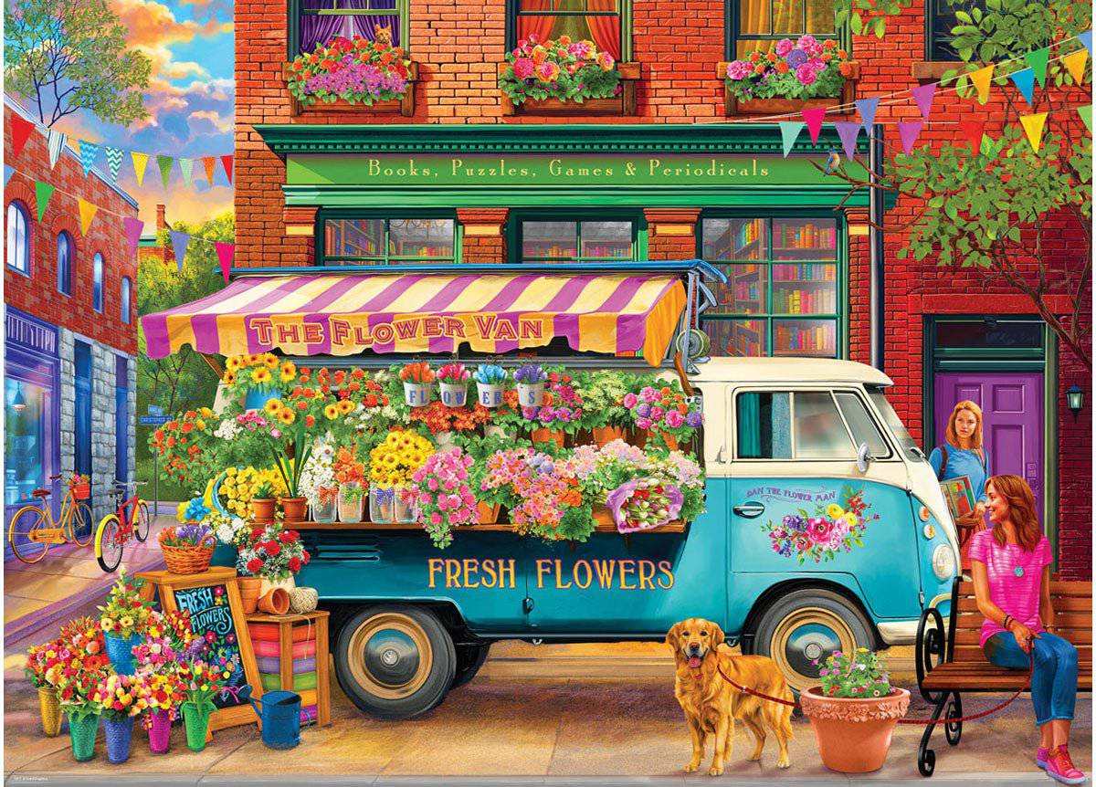 EuroGraphics Puzzle - Der Blumenwagen - The German Bookstore ZA