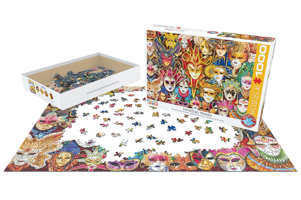 EuroGraphics Puzzle - Venezianische Masken - The German Bookstore ZA