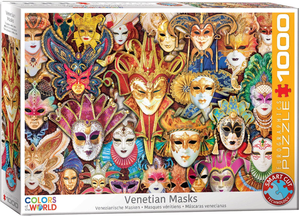 EuroGraphics Puzzle - Venezianische Masken - The German Bookstore ZA