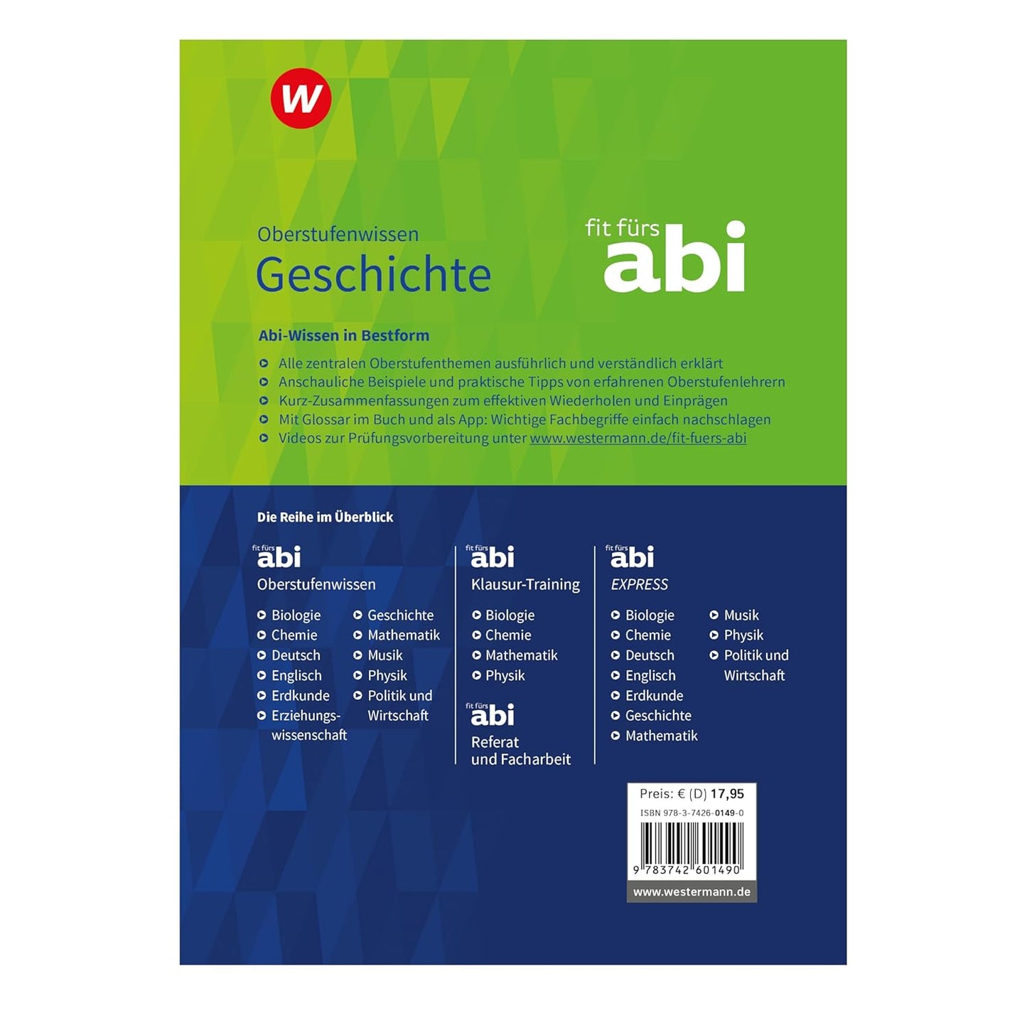 fit fürs abi - Oberstufen - wissen Geschichte - The German Bookstore ZA