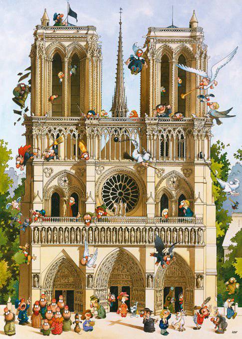 Heye Puzzle - Vive Notre Dame! - The German Bookstore ZA