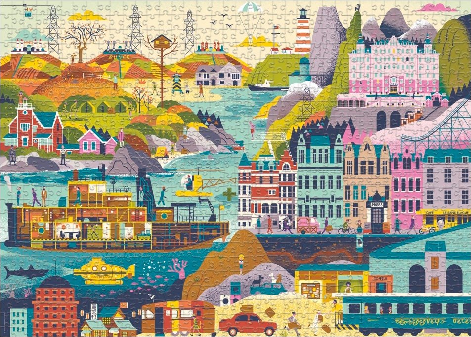 Heye Puzzle - Wes Anderson Films - The German Bookstore ZA