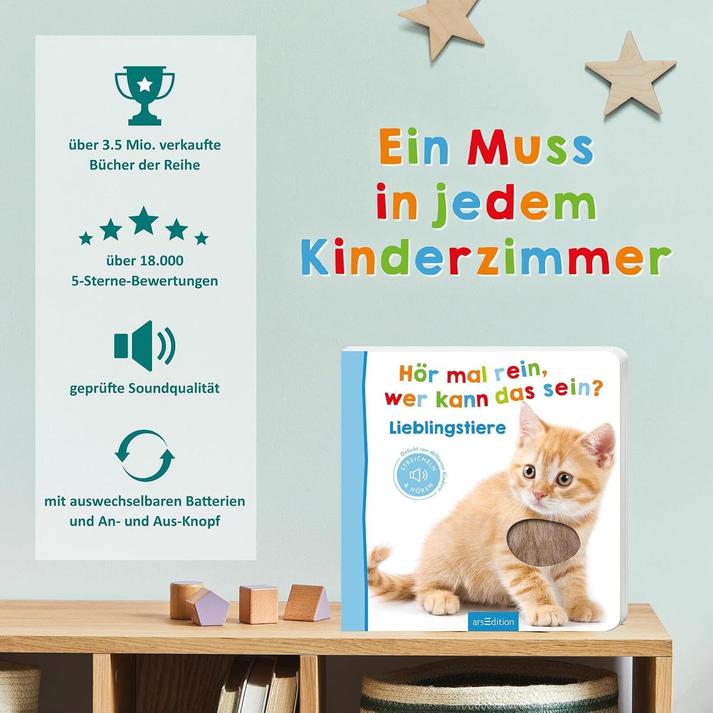 Hör mal rein, wer kann das sein? Lieblingstiere - The German Bookstore ZA