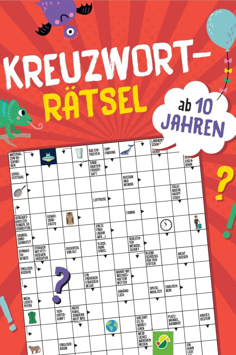 Kreuzworträtsel ab 10 Jahren: Für schlaue Köpfe - The German Bookstore ZA