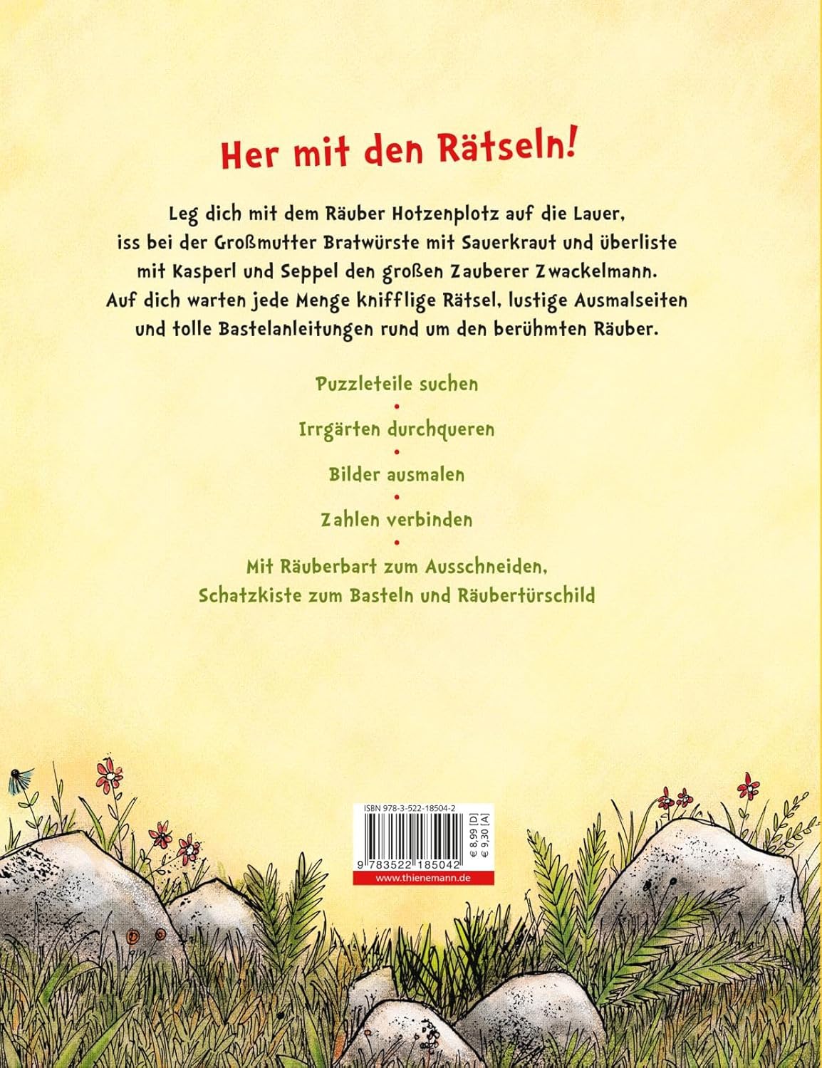 Mein großes Räuber Hotzenplotz Rätselbuch - The German Bookstore ZA