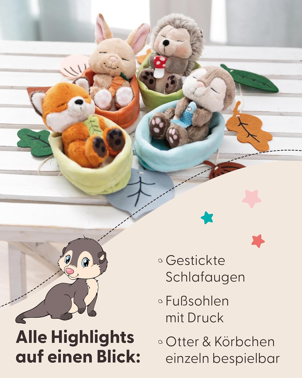 NICI Kuscheltier Sleeping Otter - The German Bookstore ZA
