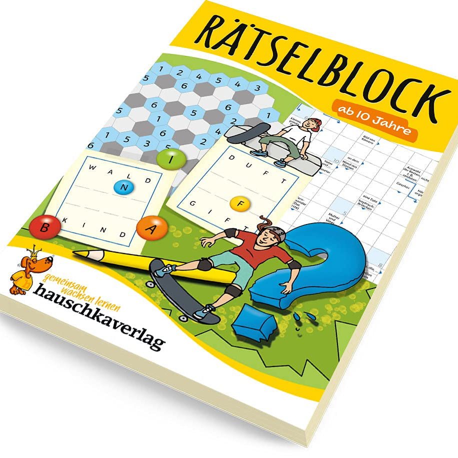 Rätselblock ab 10 Jahre - Band 1 - The German Bookstore ZA