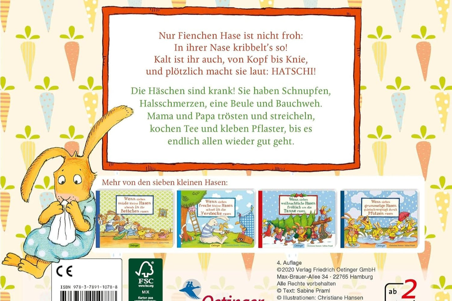Wenn sieben kleine Hasen Schnupfennasen haben - The German Bookstore ZA
