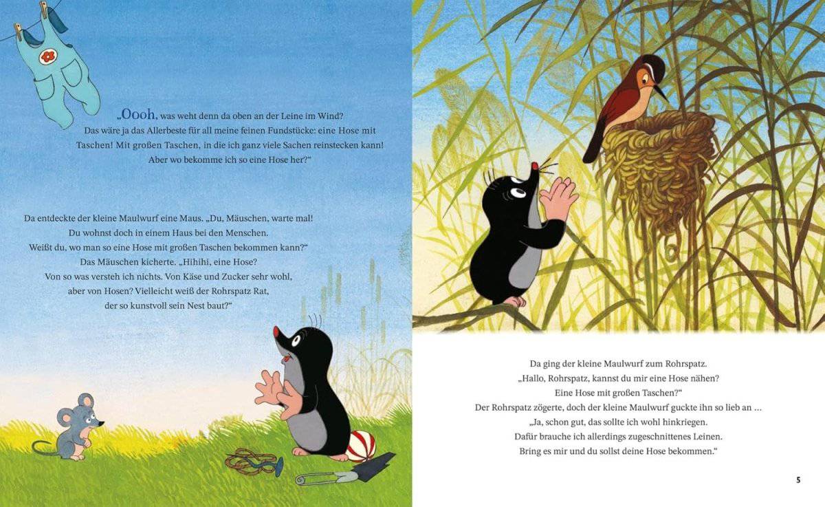 Wie der kleine Maulwurf zu seiner Hose kam - The German Bookstore ZA