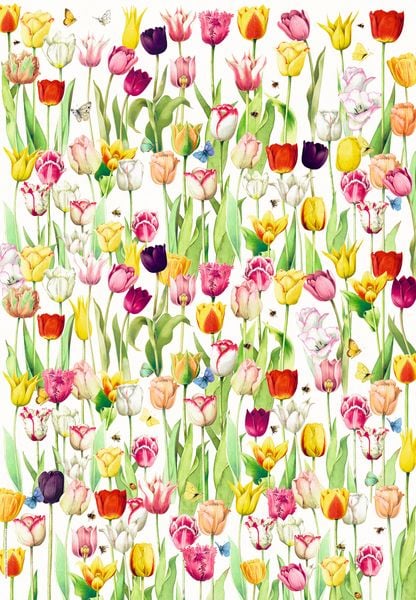 Wrapping paper book - Herbs & Flowers - The German Bookstore ZA