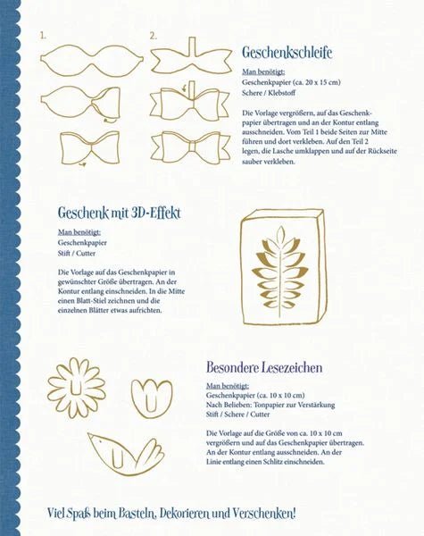 Wrapping paper book - Pure Nature Blue - The German Bookstore ZA
