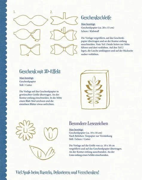 Wrapping paper book - Pure Nature Blue - The German Bookstore ZA