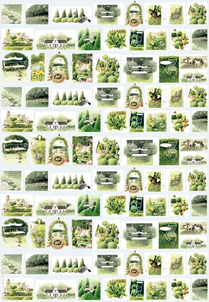 Wrapping paper book - Pure Nature Blue - The German Bookstore ZA