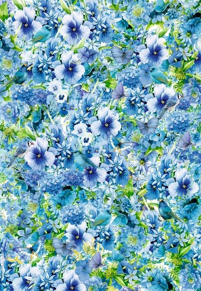 Wrapping paper book - Pure Nature Blue - The German Bookstore ZA