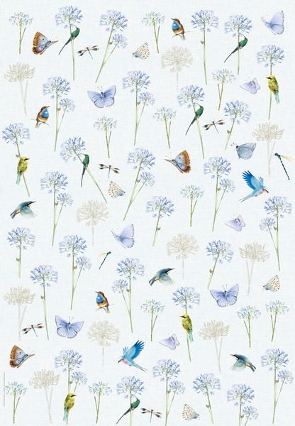 Wrapping paper book - Pure Nature Blue - The German Bookstore ZA