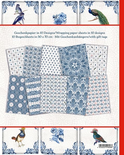 Wrapping paper book - Royal Blue - The German Bookstore ZA