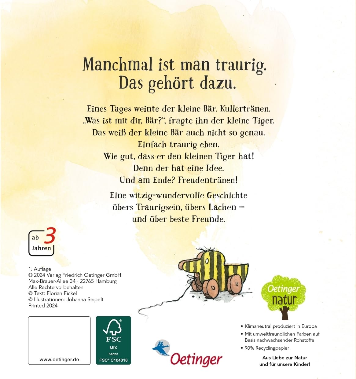 Als der Bär einmal traurig war (und plötzlich so viel lachen musste)