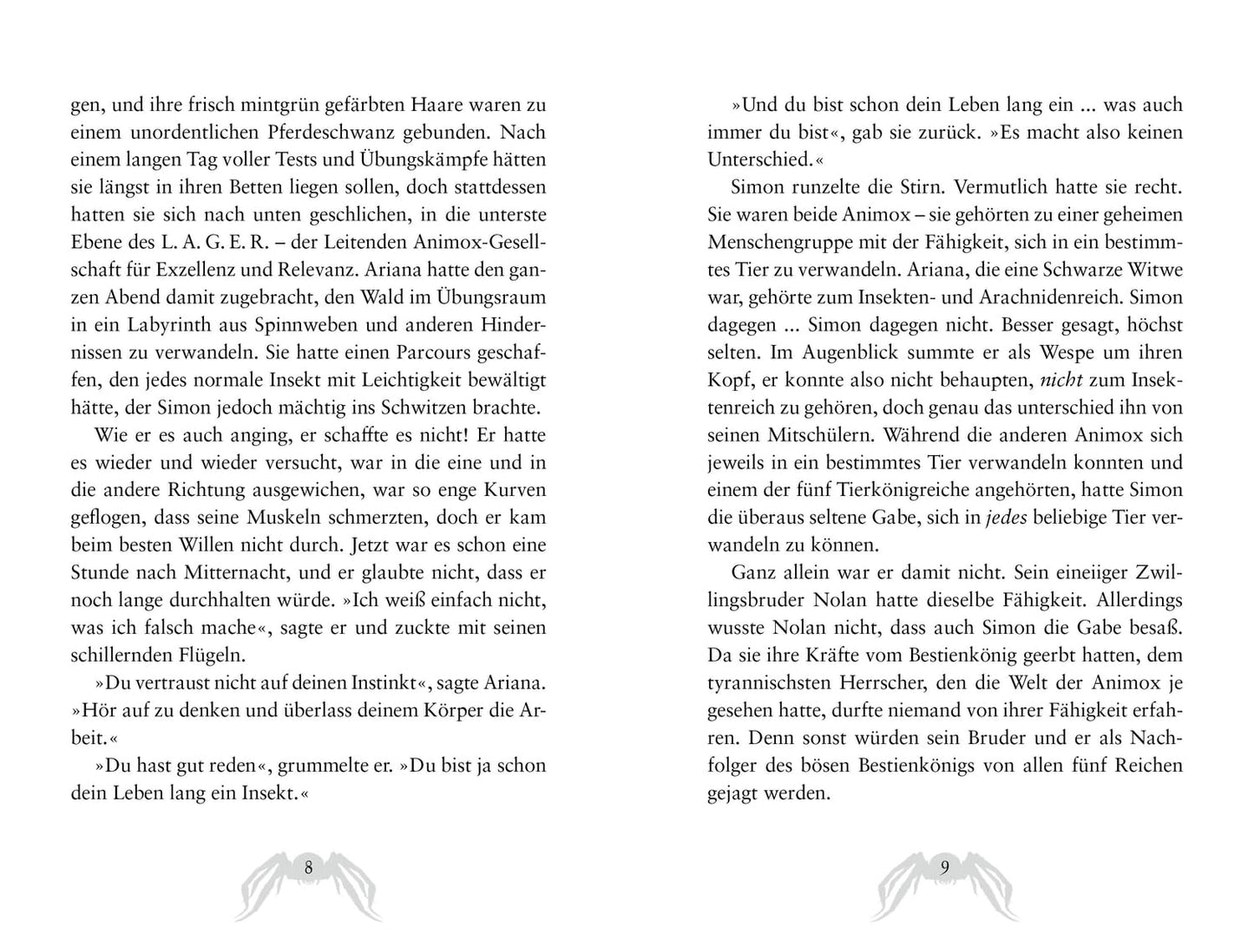 Animox 4. Der Biss der Schwarzen Witwe