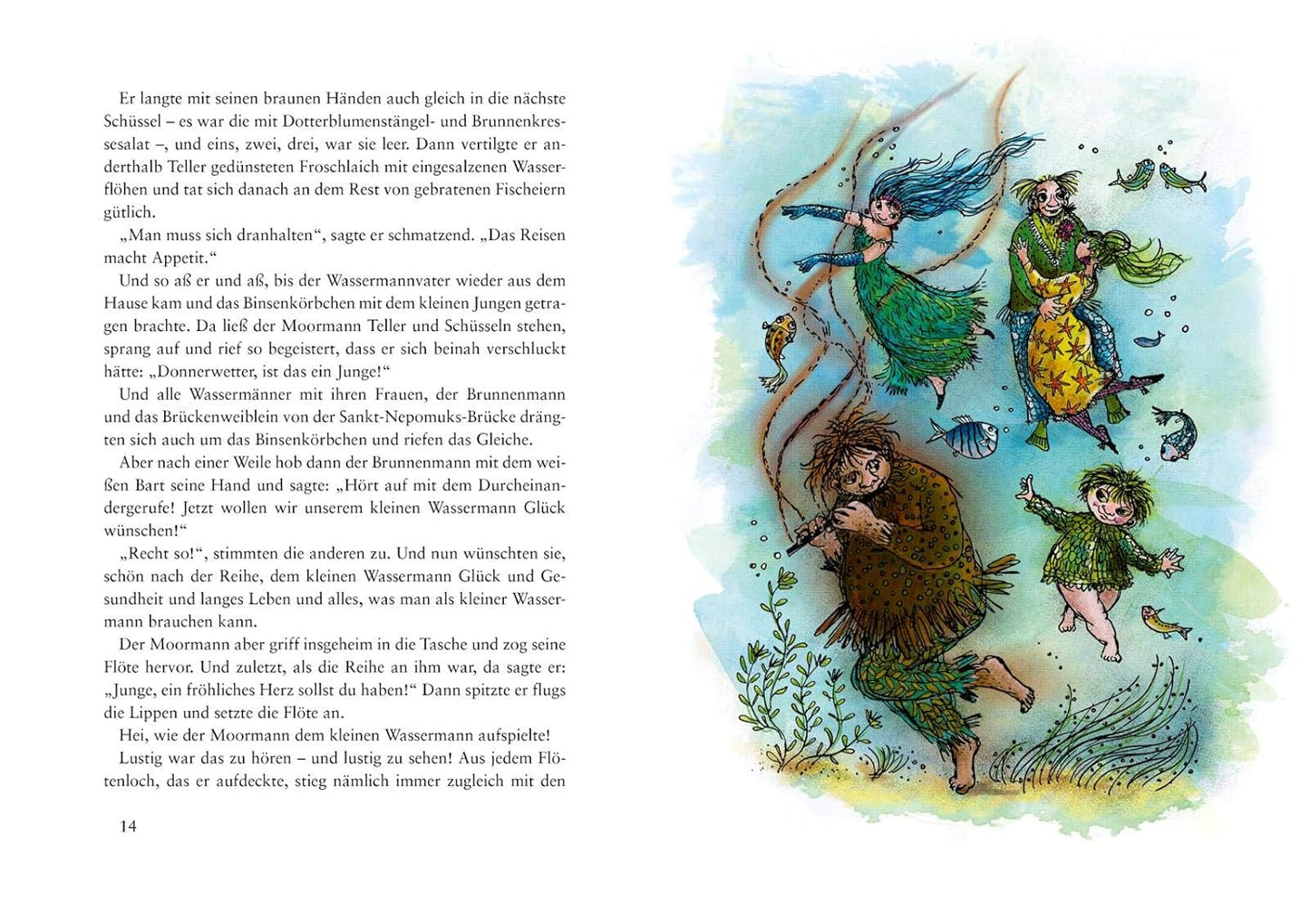 Der kleine Wassermann: gebundene Ausgabe bunt illustriert