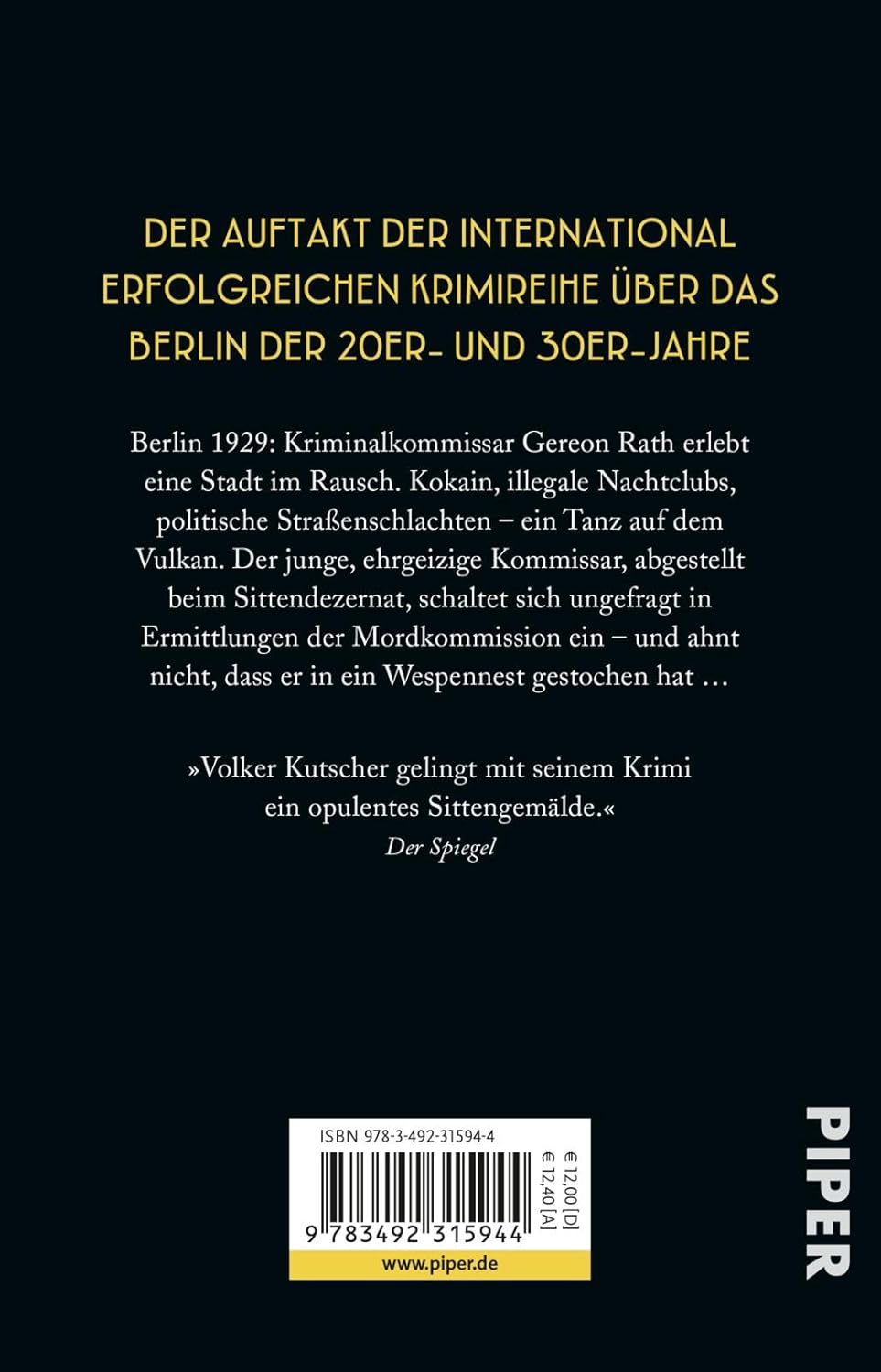 Der nasse Fisch (Die Gereon-Rath-Romane 1)