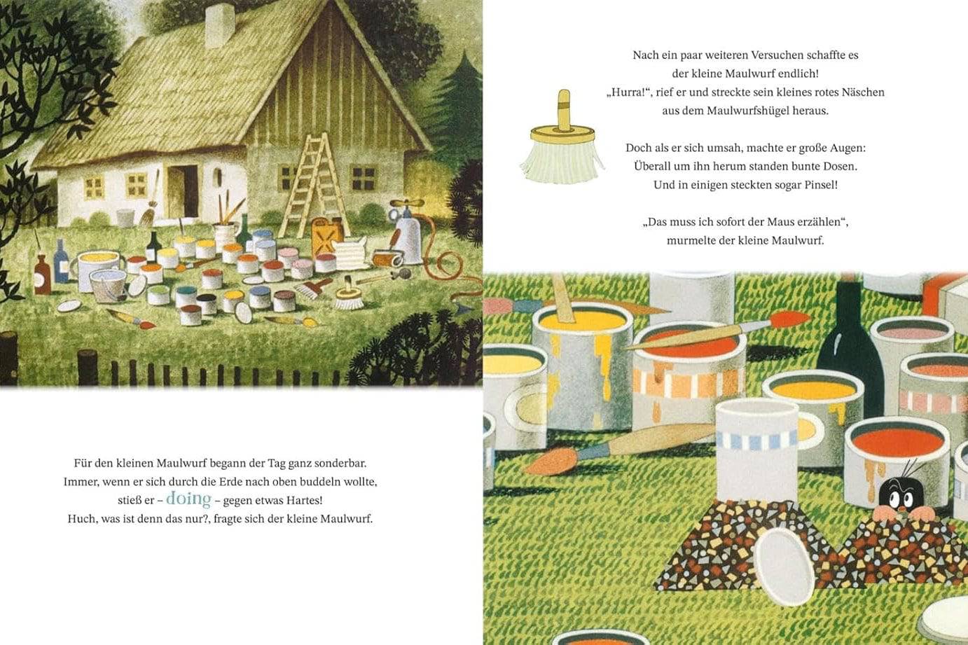 Der kleine Maulwurf als Maler