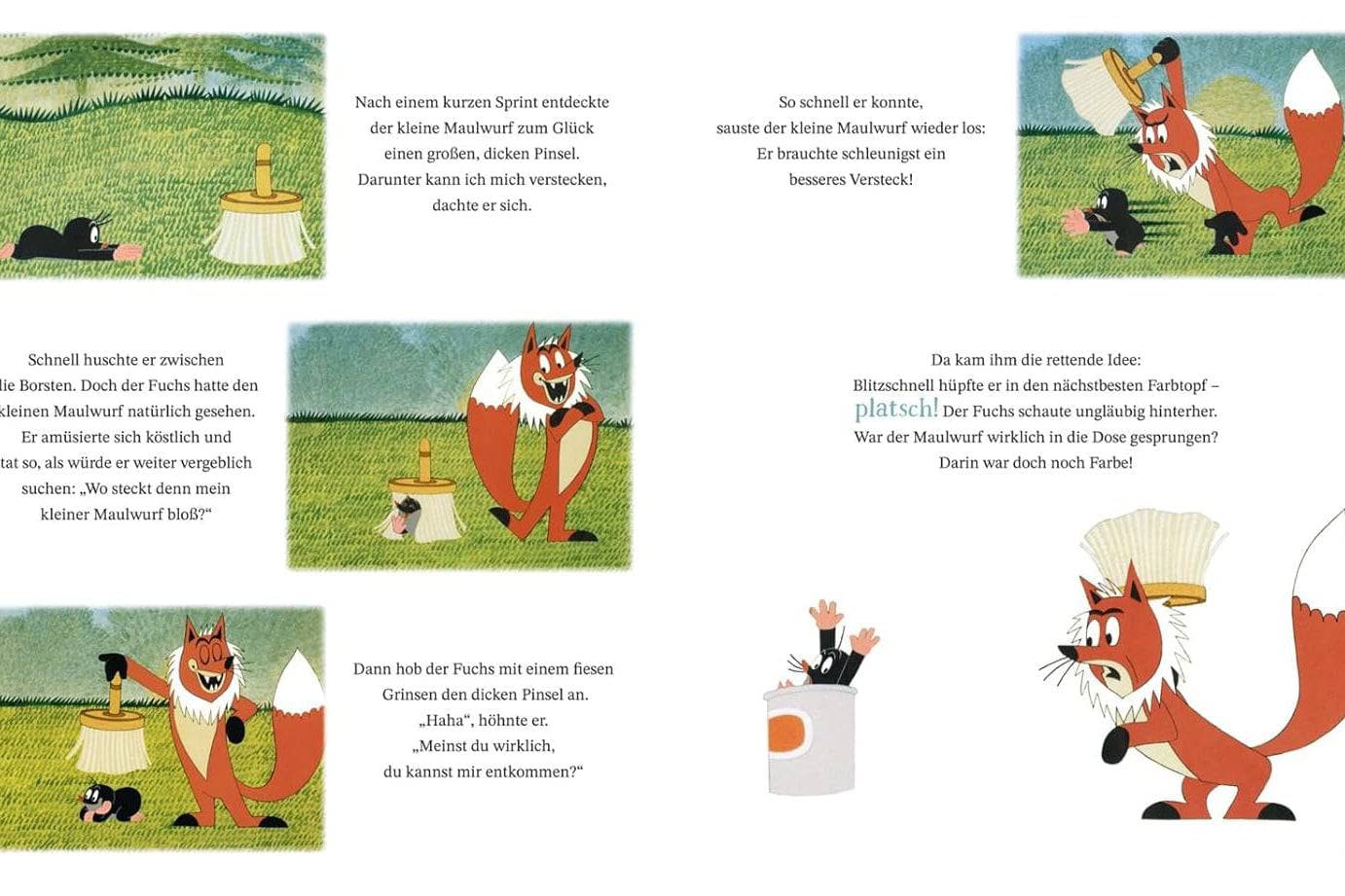 Der kleine Maulwurf als Maler