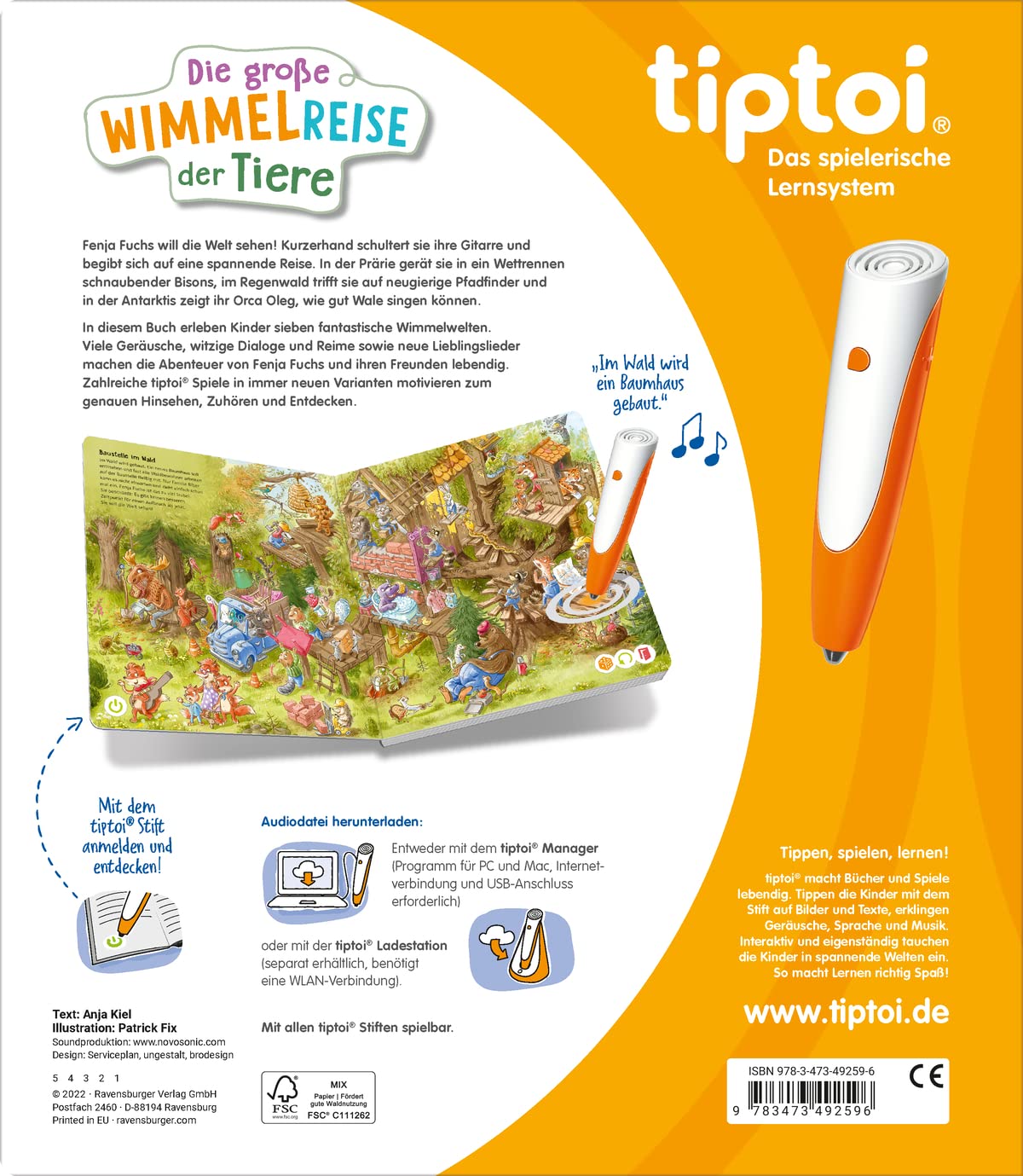 Die große Wimmelreise der Tiere