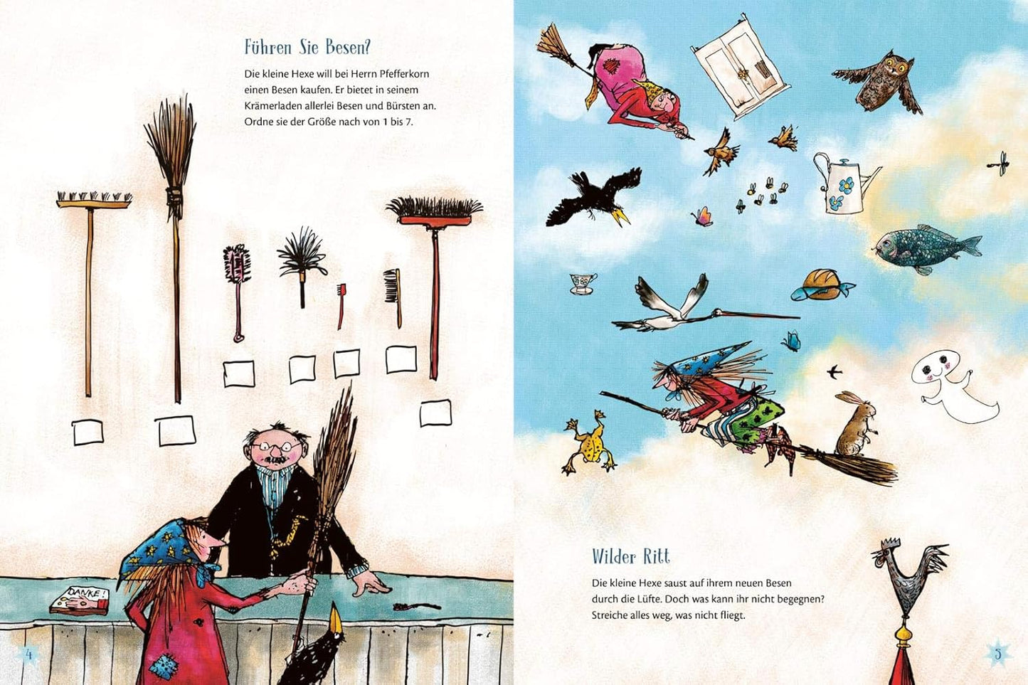 Die kleine Hexe: Mein großes Zauber-Rätsel-Buch