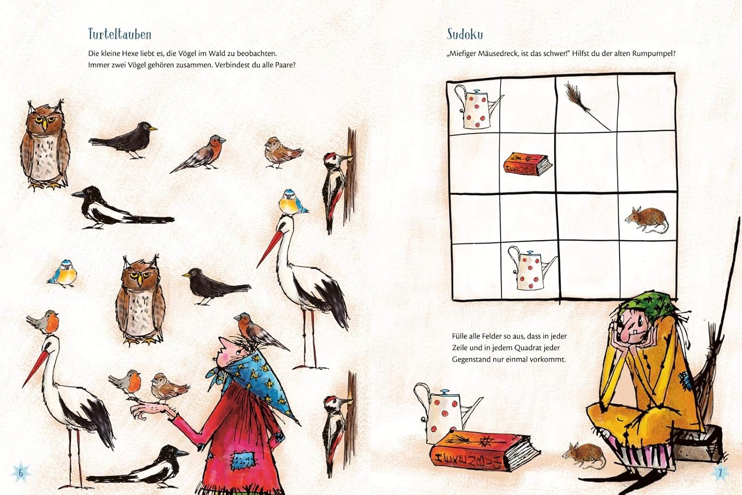 Die kleine Hexe: Mein großes Zauber-Rätsel-Buch