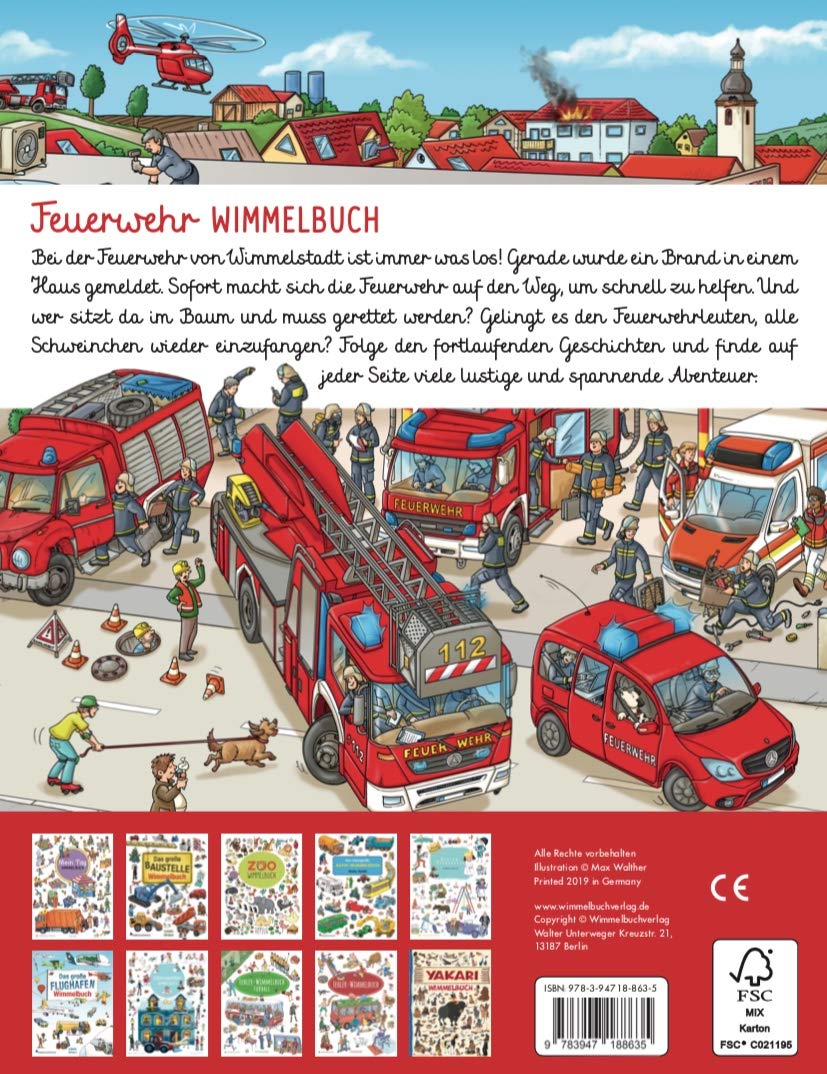 Feuerwehr Wimmelbuch