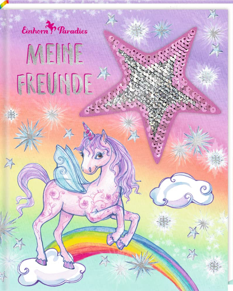 Freundebuch – Einhorn-Paradies – Meine Freunde