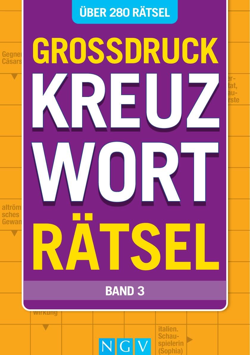 Großdruck Kreuzworträtsel • Band 3
