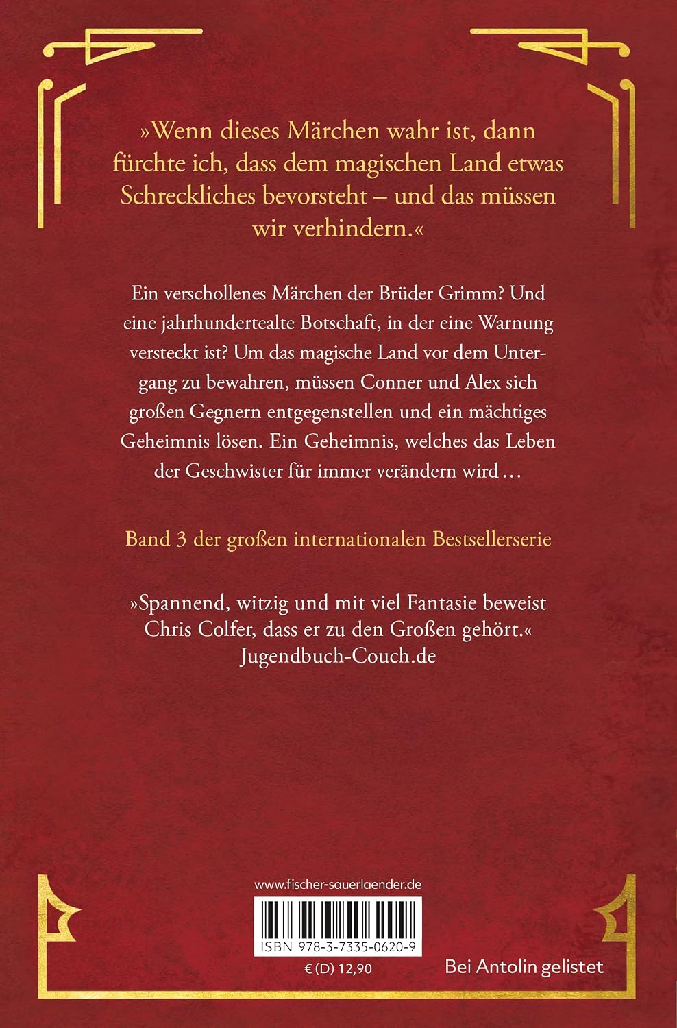 Land of Stories: Das magische Land - Eine düstere Warnung (»Land of Stories«-Serie, Band 3)