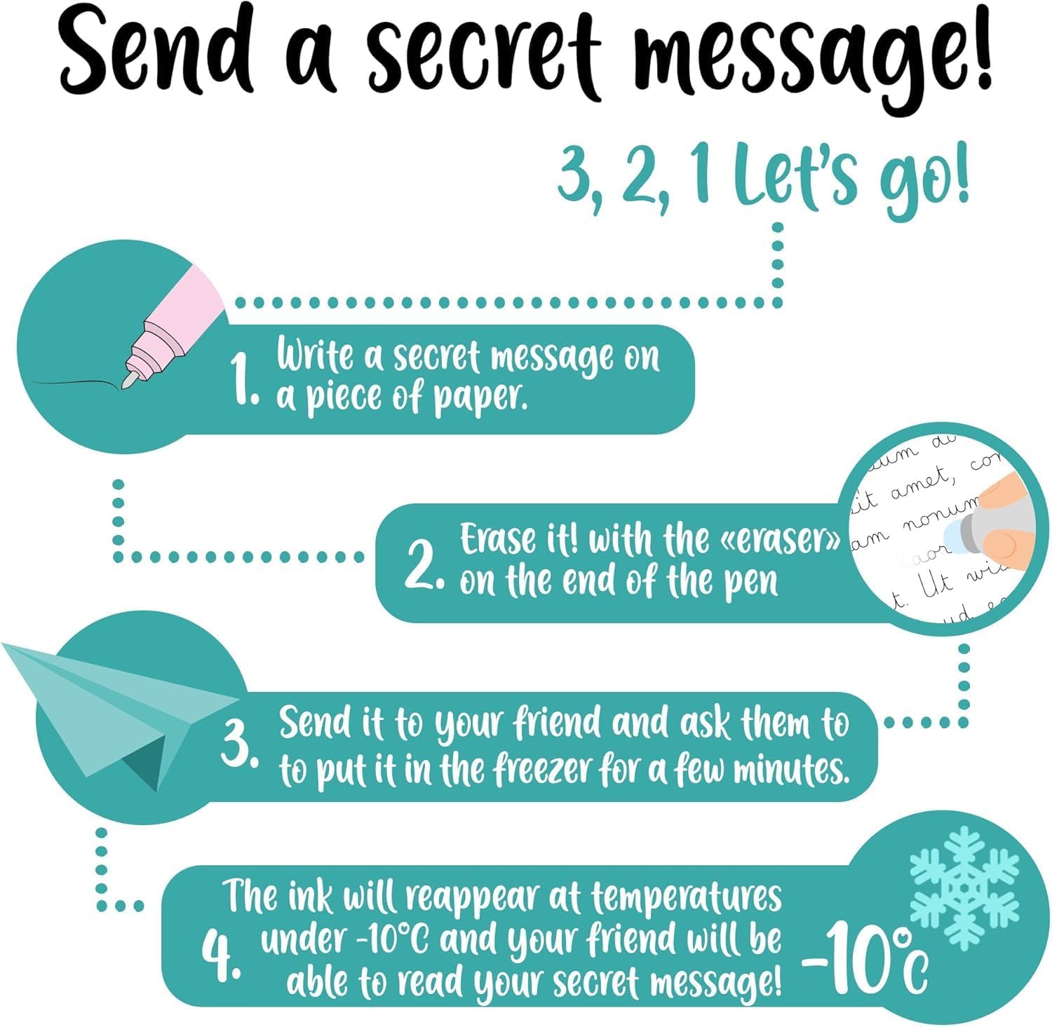 Legami - radierbare Gelschreiber, 5 Stück