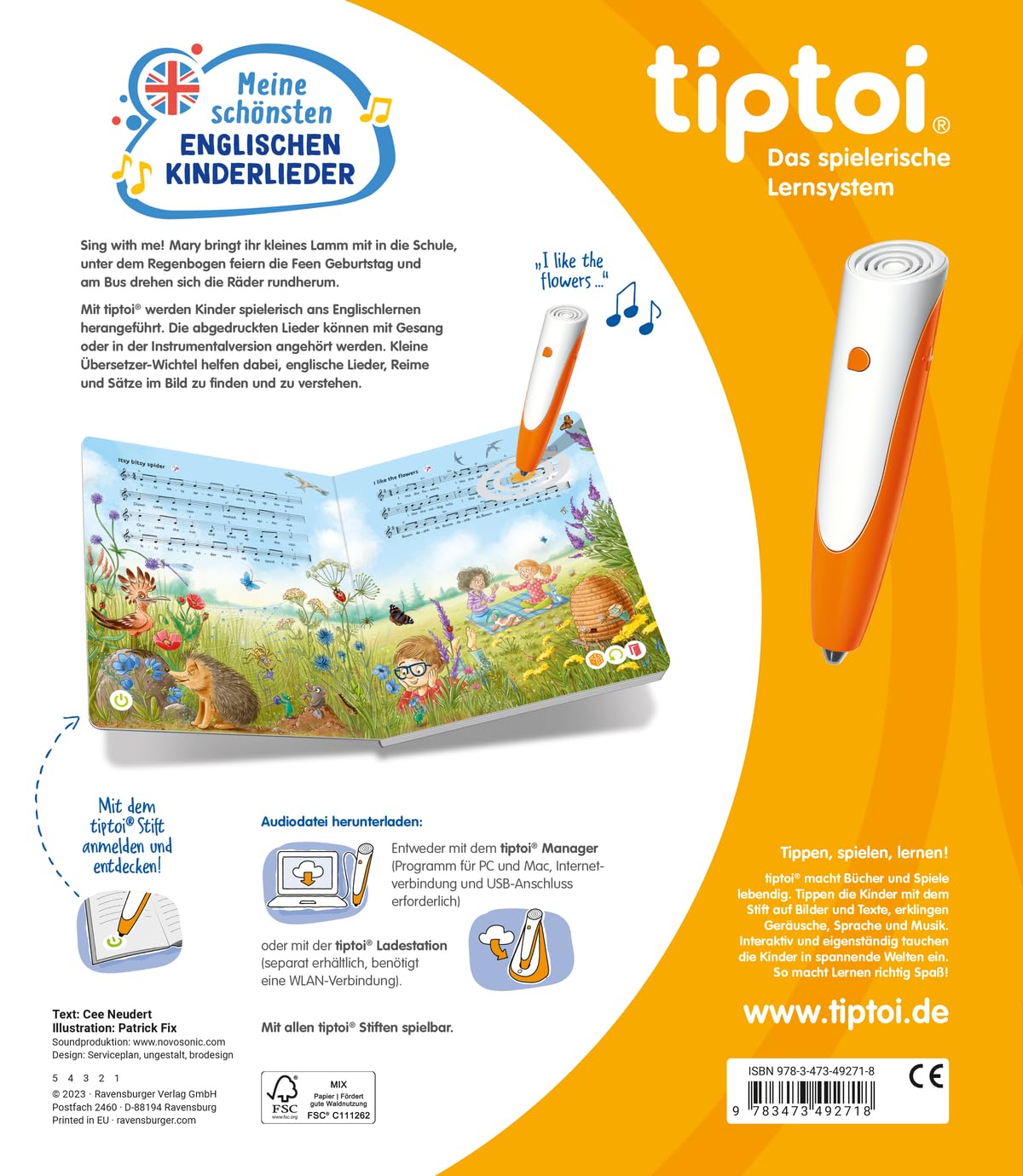tiptoi - Meine schönsten englischen Kinderlieder
