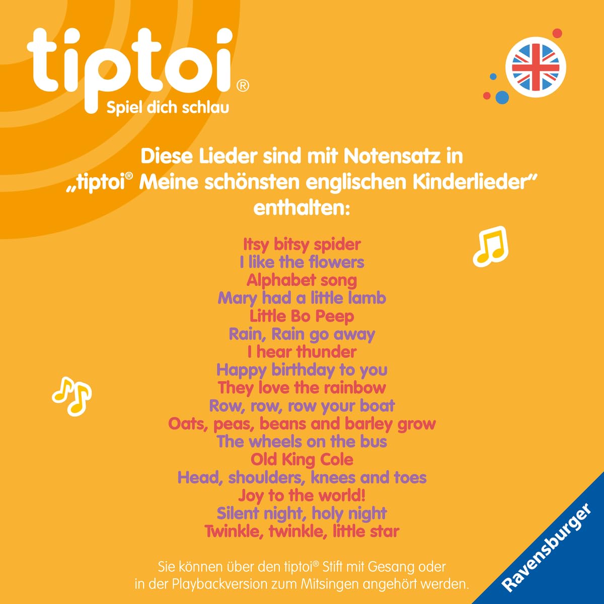 tiptoi - Meine schönsten englischen Kinderlieder