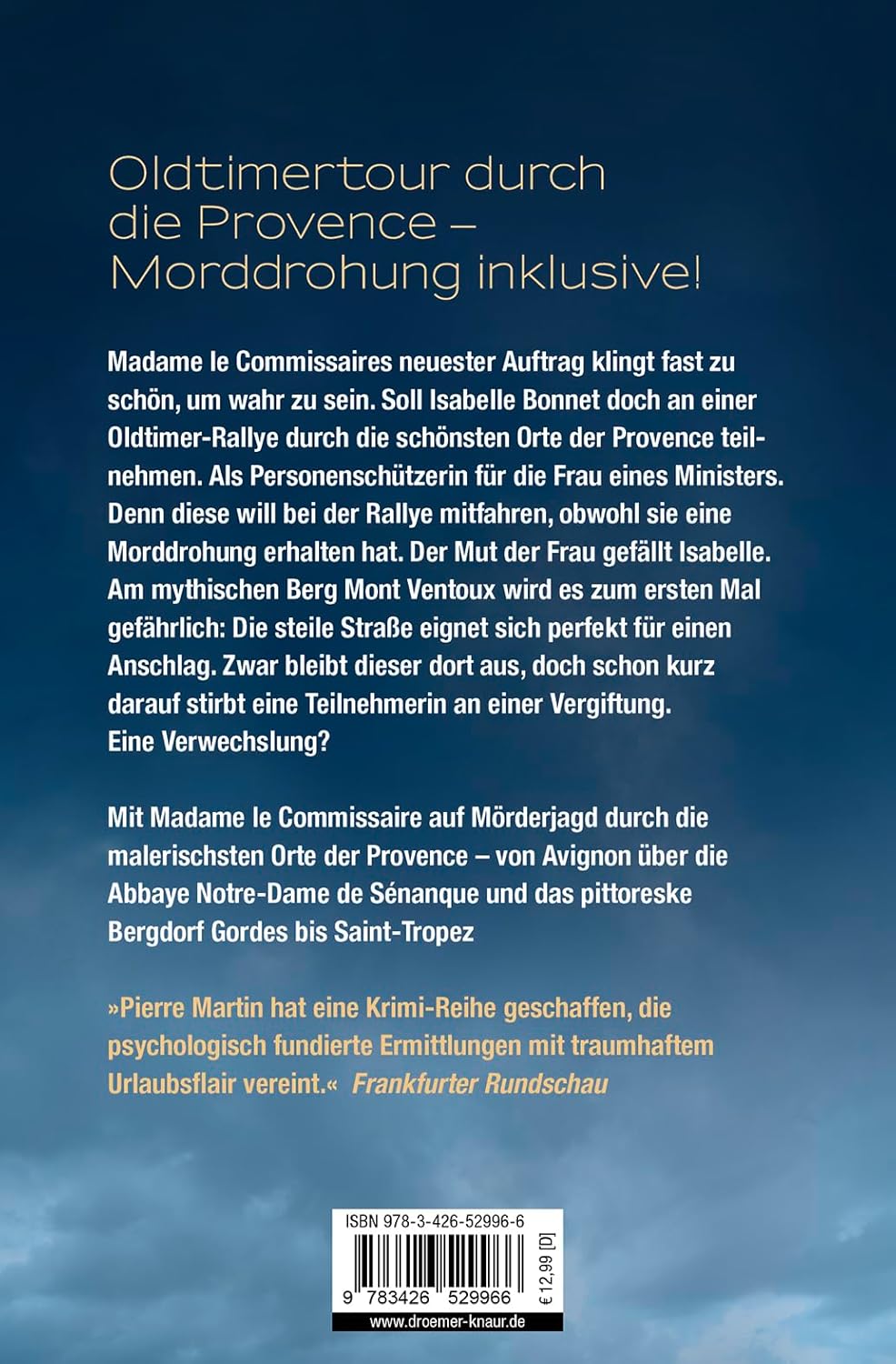 Madame le Commissaire und die tödliche Rallye