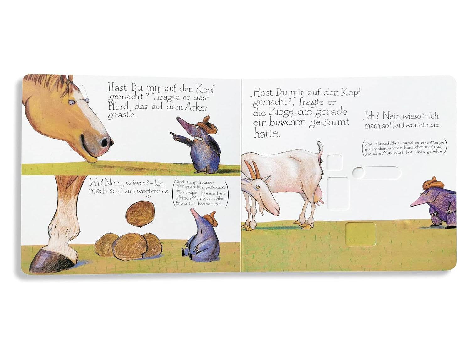 Vom kleinen Maulwurf, der wissen wollte, wer ihm auf den Kopf gemacht hat