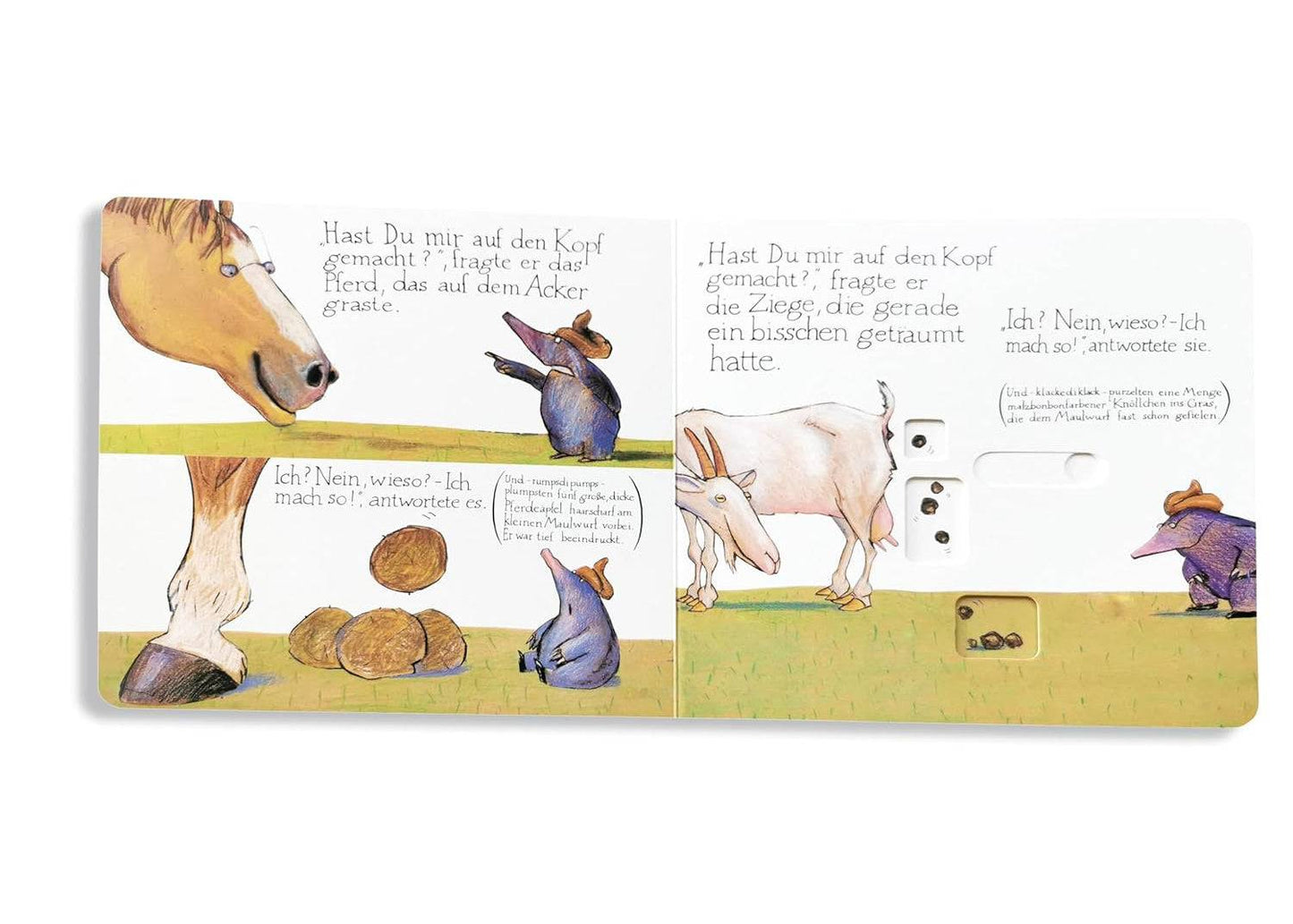 Vom kleinen Maulwurf, der wissen wollte, wer ihm auf den Kopf gemacht hat