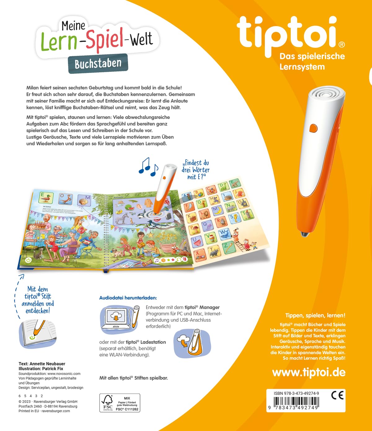 Meine Lern-Spiel-Welt - Buchstaben tiptoi