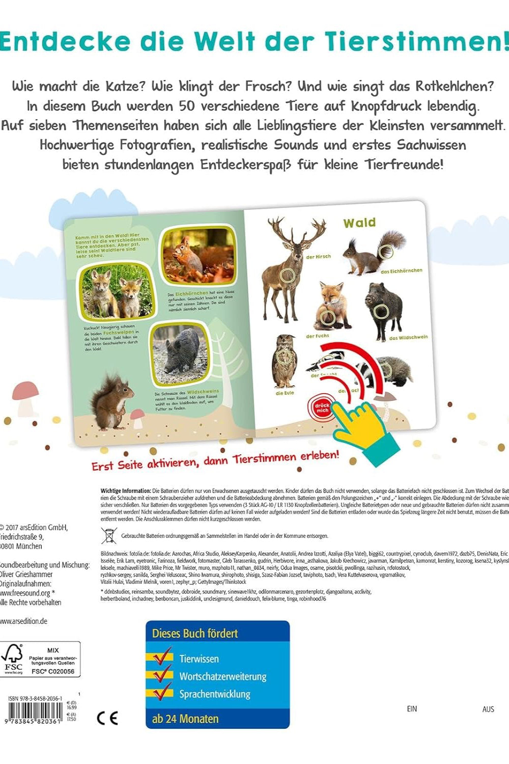 Mein großes Buch der Tiergeräusche