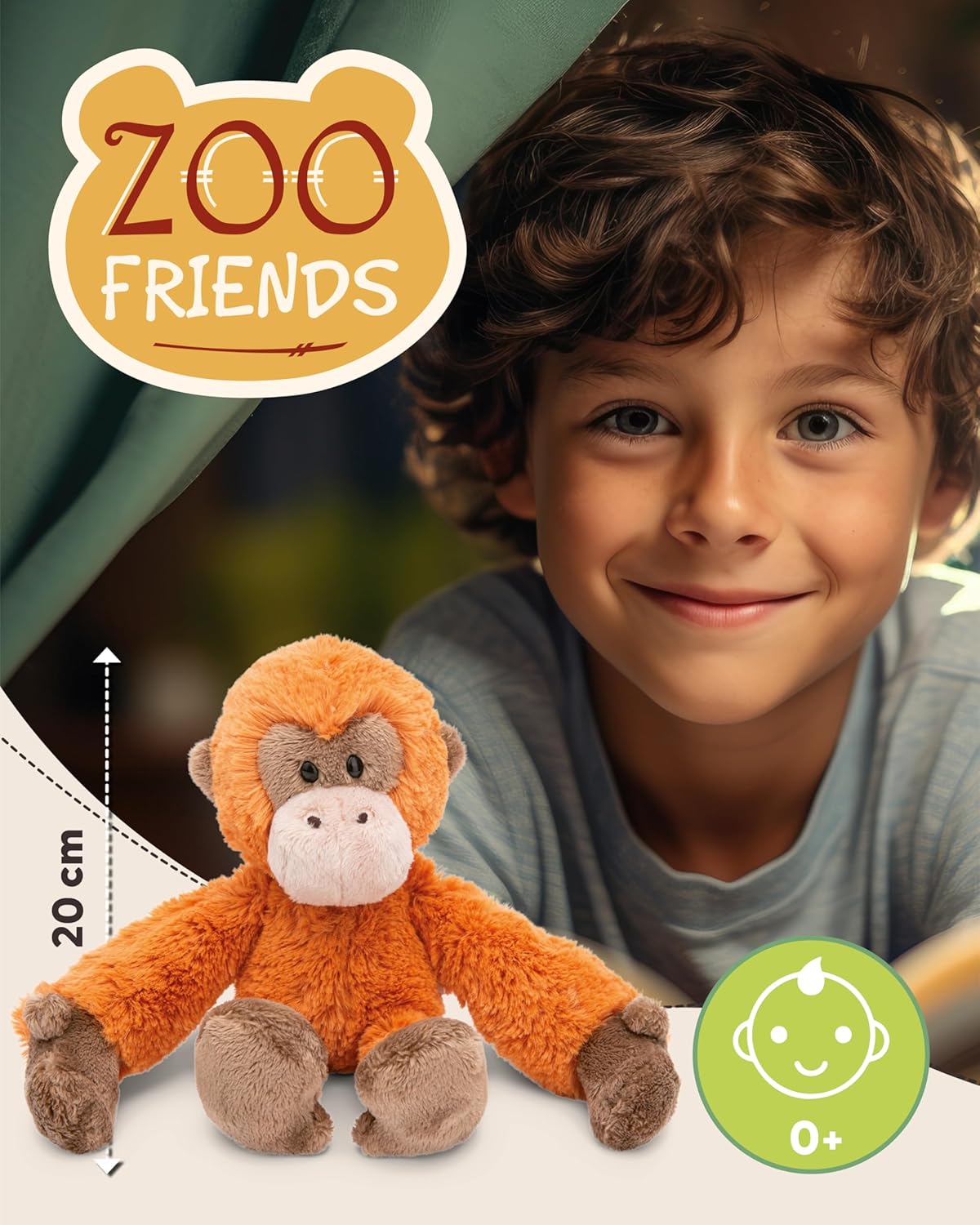 NICI ZOO FRIENDS Kuscheltier Orang Utan
