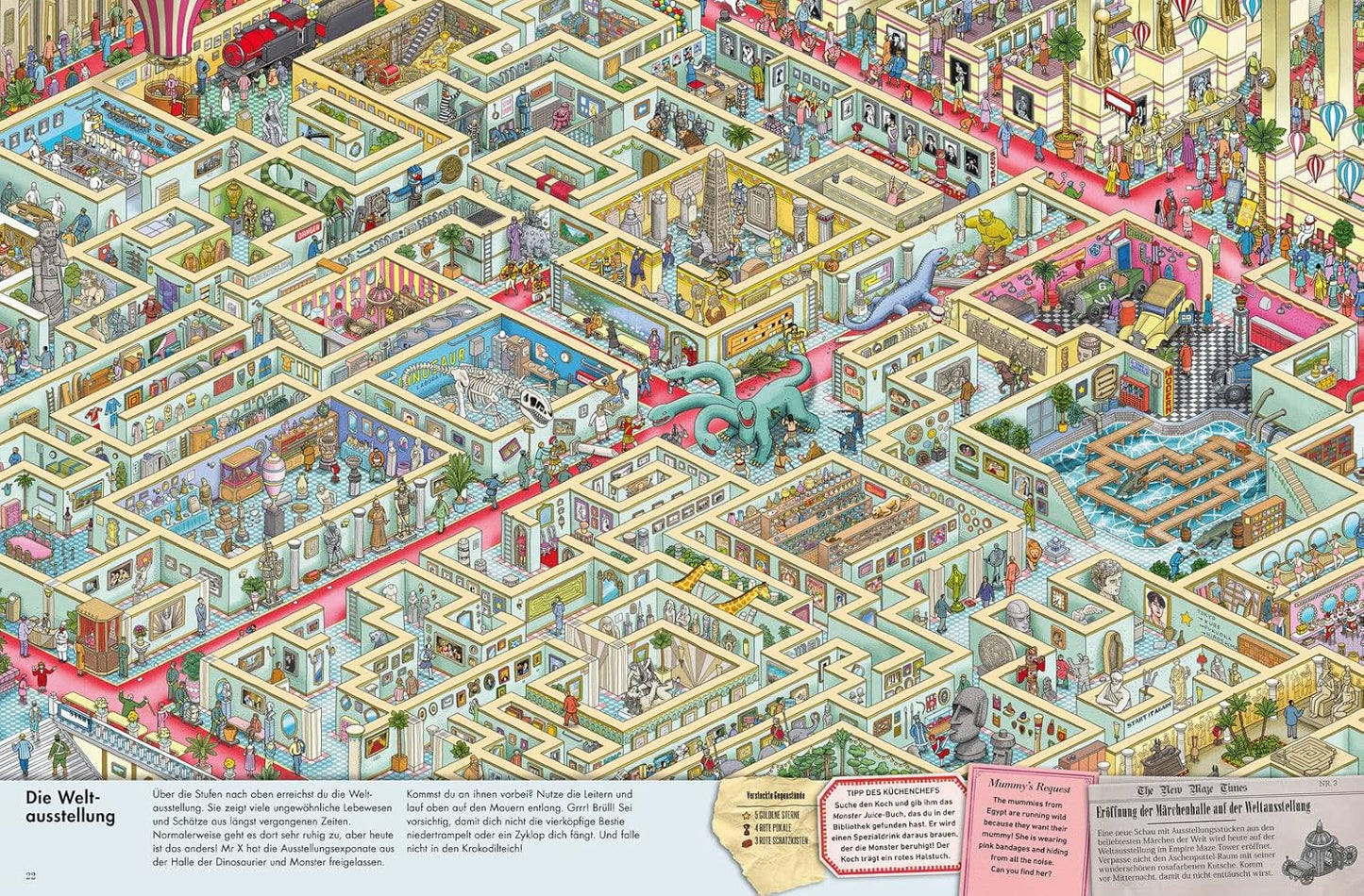 Pierre, der Irrgarten-Detektiv, jagt Mr. X, Band 2